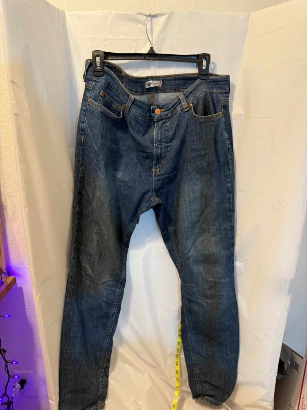 Dickies Women’s Size 16 RG Skinny Fit Jeans Indigo Blue Stretch Denim 16RG